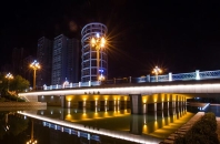 天桥照明亮化工程设计，点缀城市夜景灯光